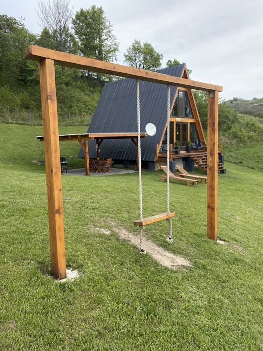 Cabana  A-frame Eagle Valley  de inchiriat ( Instagram )