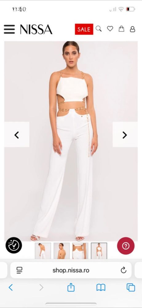 Pantaloni eleganti de ocazie Nissa