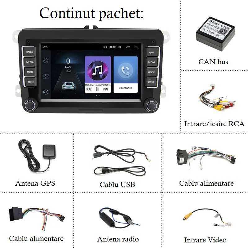 Navigatie android dedicata VW/Skoda/Seat Golf Passat Touran Octavia 7`