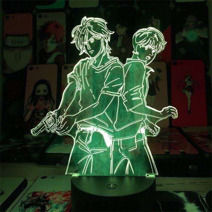 3D аниме нощна лампа