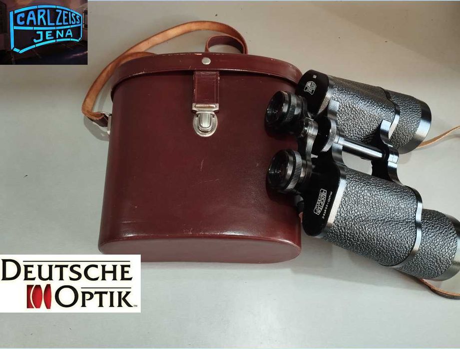 ТОП Немски Бинокъл Carl Zeiss Jena JENOPTEM-MULTI-COATED -10 х 50W-ГДР