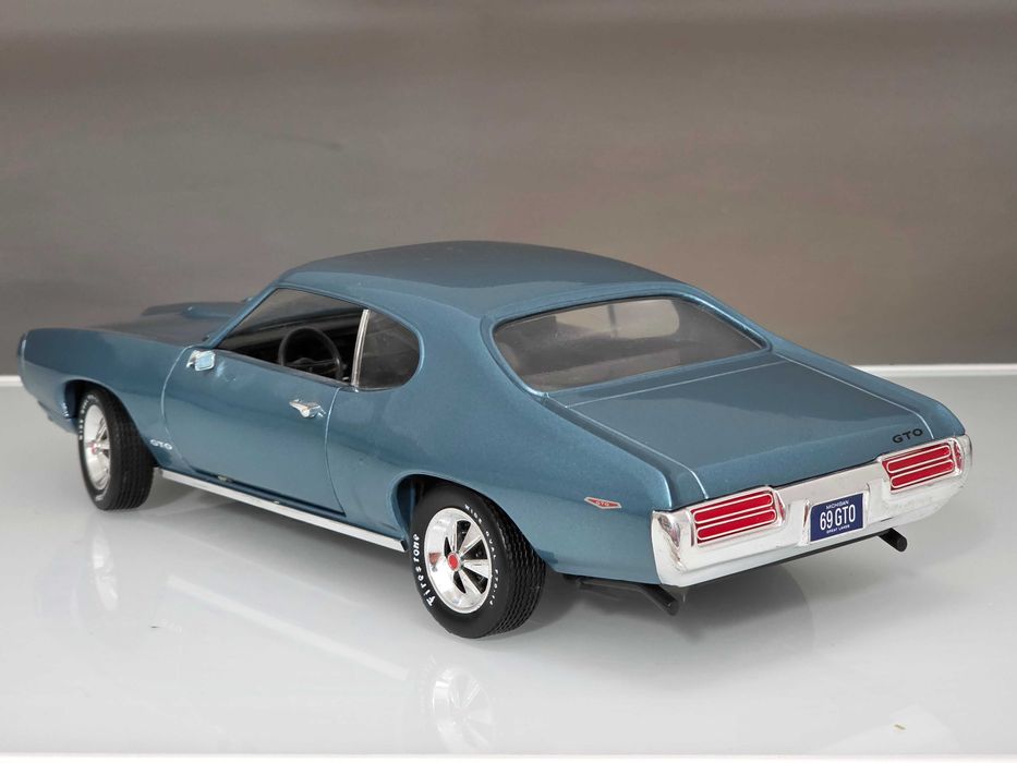 Macheta Auto 1/18 ERTL Pontiac GTO 1969 Blue