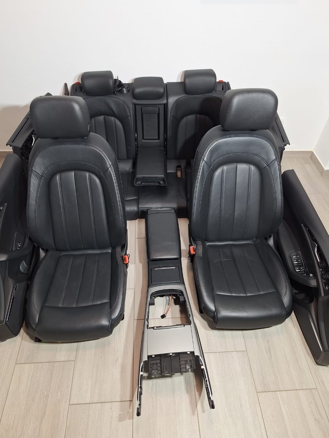Interior piele Audi A6 4G C7 scaune fata spate tapiterii ventilatie