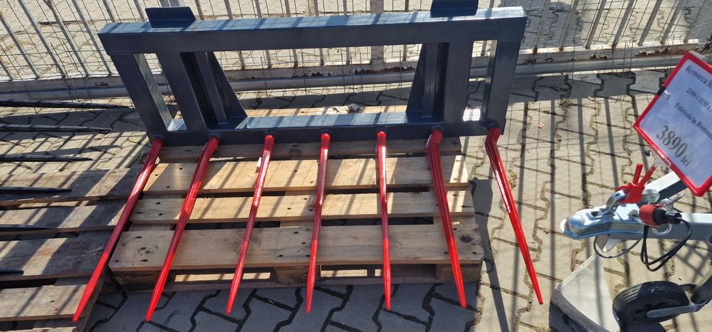 Dinti furca gunoi tepuse furca baloti gunoi prindere euro la 1.10 lung