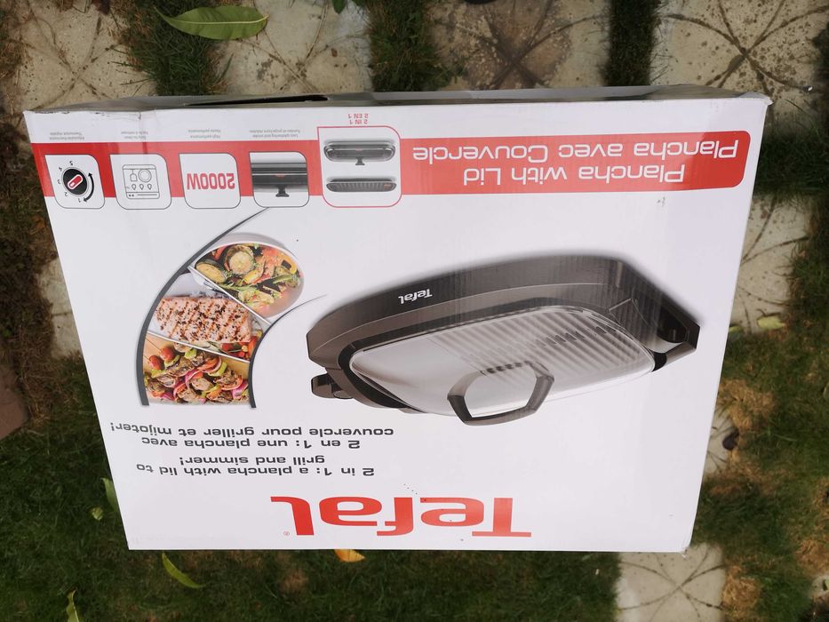 Gratar electric TEFAL Health Multi Grill CB6A0830, 2000W, 5 programe