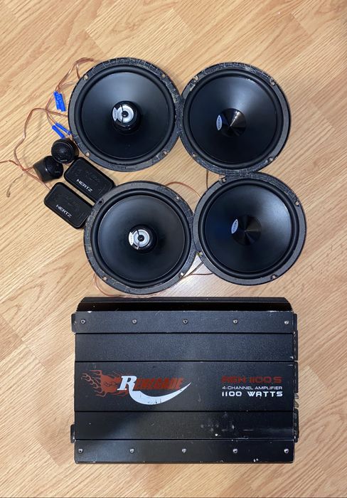 Sistem audio auto(boxe si amplificator) Hertz Dieci 16.5cm/Renegade