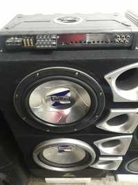 Statie 5 canale Axton si subwoofer