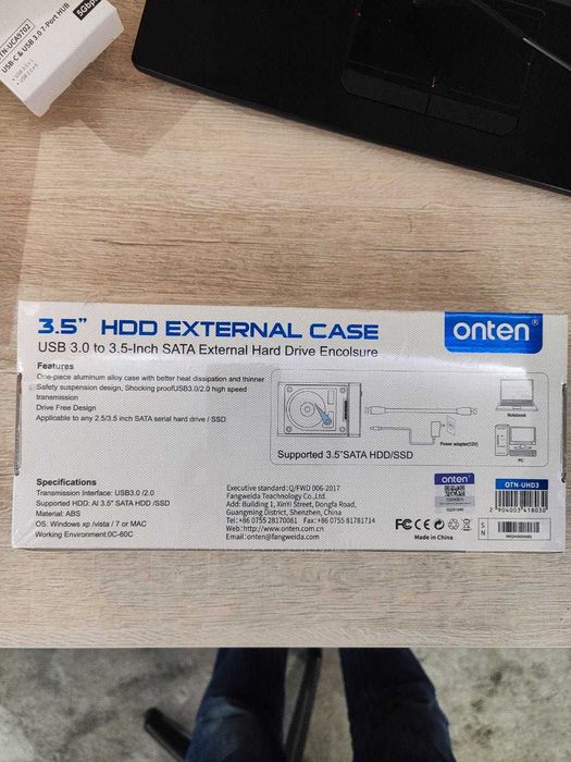 Onten OTN-UHD3 — 3.5 Корпус для Жёсткого Диска