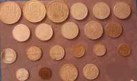 monede vechi și o bacnota