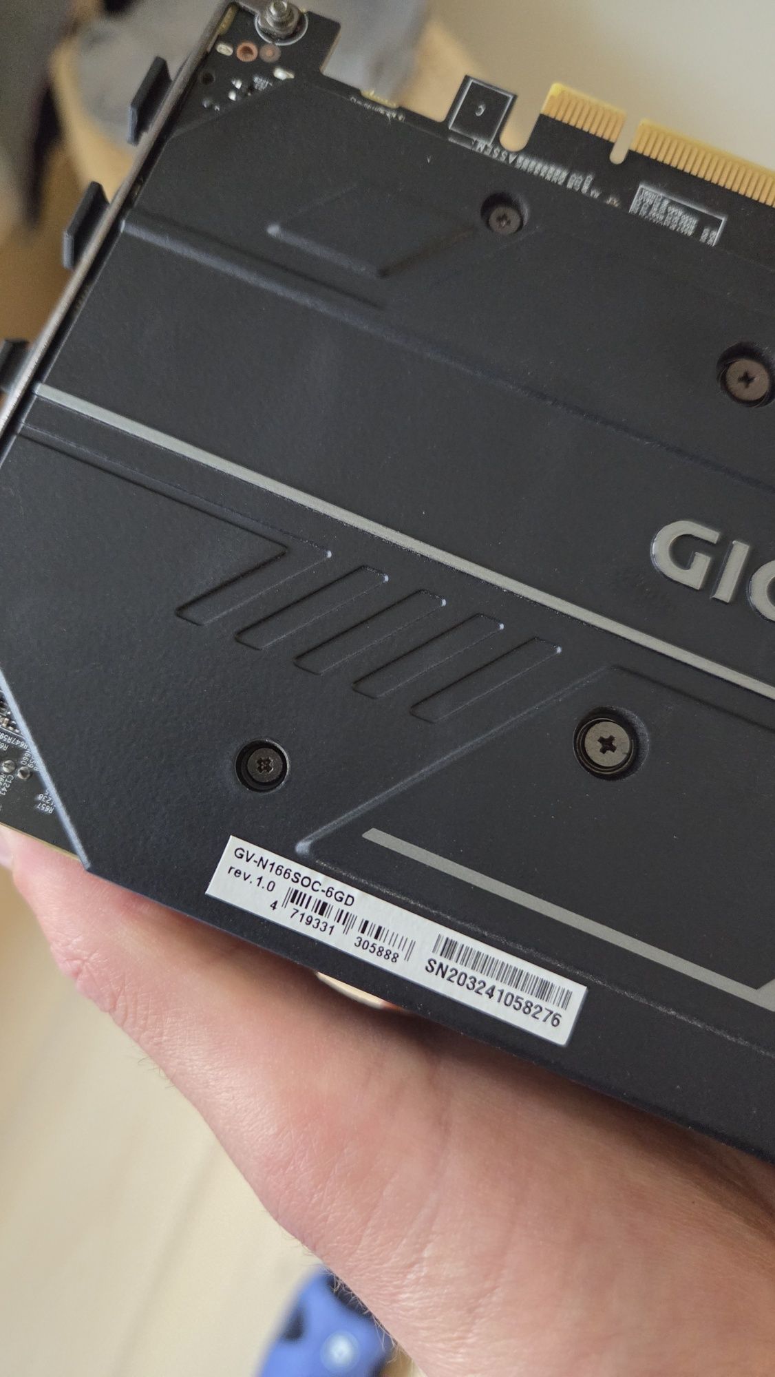 Видео карта GTX 1660 Super OC Gigabyte 6GB