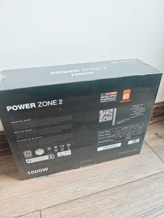 Чисто ново! Гаранция Захранване be quiet! POWER ZONE 2 1000W Platinum