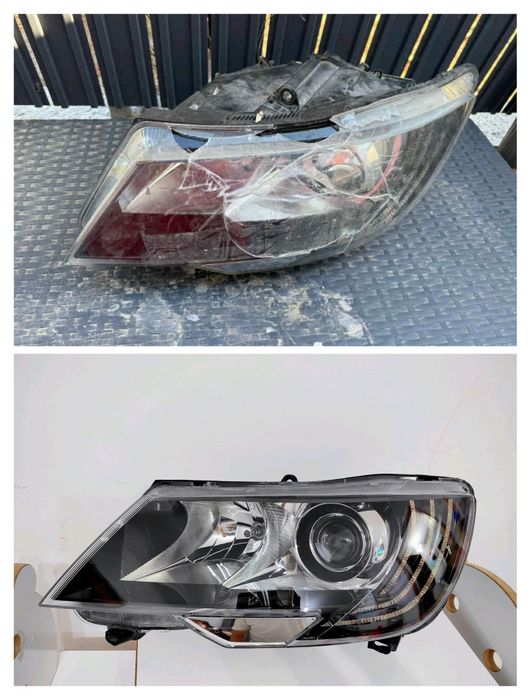 Far bi-xenon adaptiv+Led Skoda Superb 2