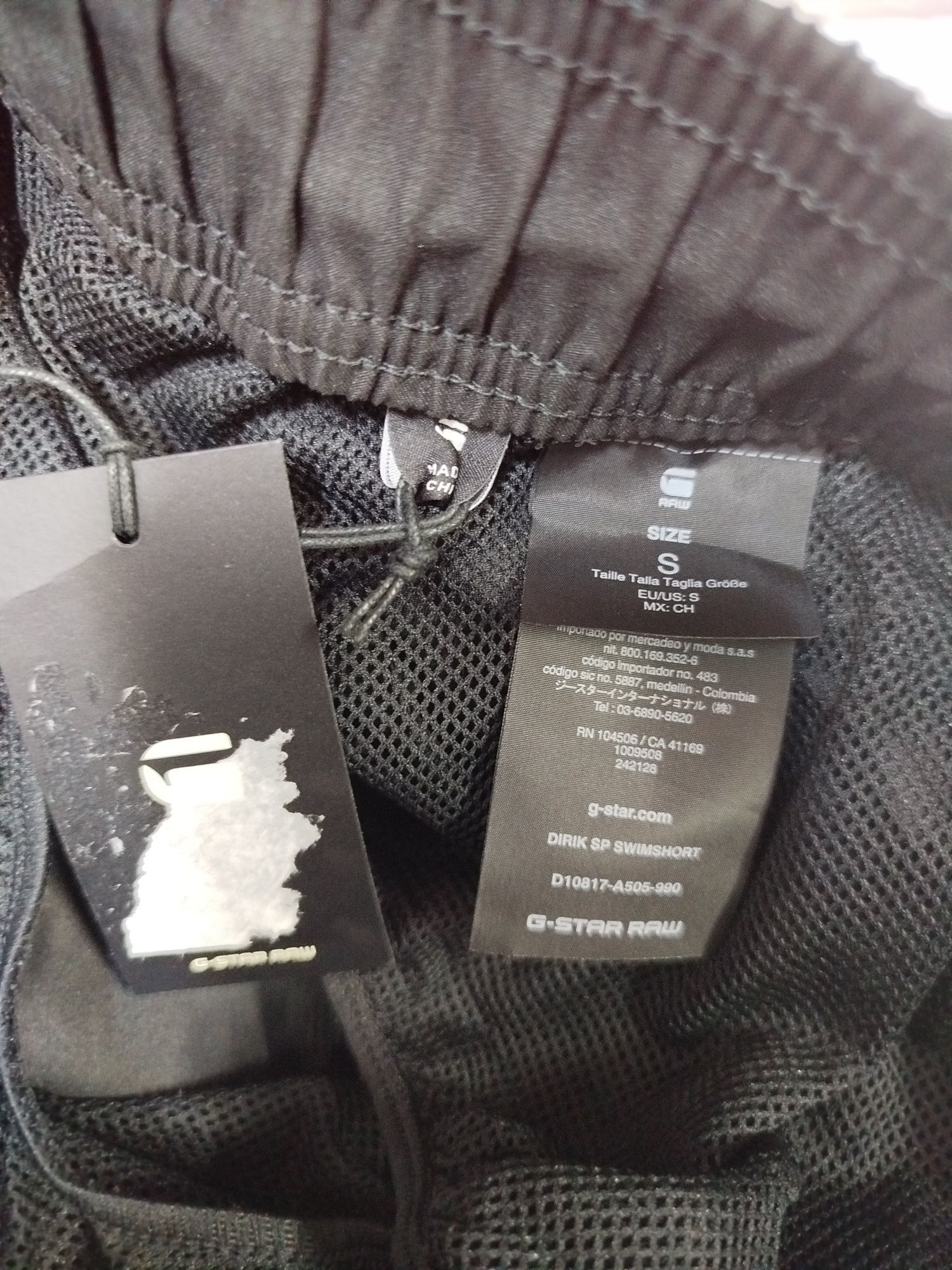 Оригинални мъжки бански G-Star Raw Dirik S , M , L нови черни шорти