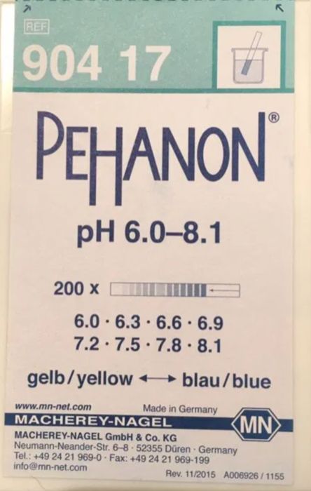 Tester PH pentru apa intre 6 - 8.1