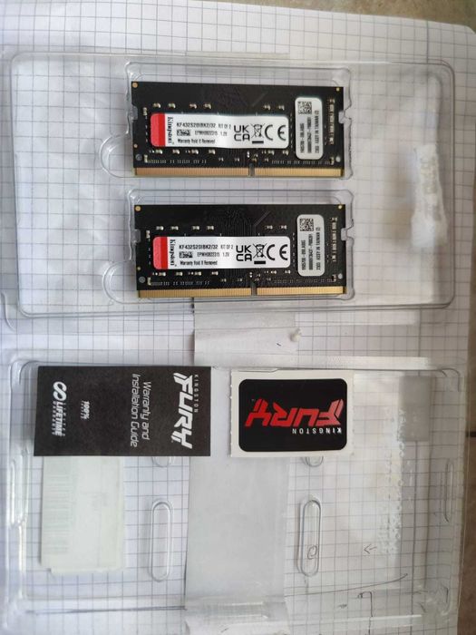 Memorie Laptop Kingston FURY Impact, 32GB DDR4, 3200MHz CL20