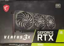 Placa video MSI GeForce® RTX™ 3060 VENTUS 3X OC, 12GB GDDR6, 192-bit