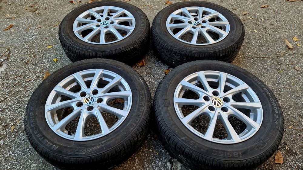 VW 15 5х100 лети джанти Фолксваген Шкода Сеат. 185/65/15 зимни. 5x100
