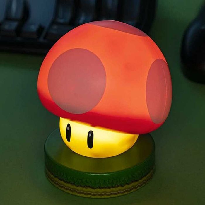 Супер Марио лампа +лампа гъбка