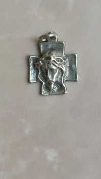 Pandantiv vechi Isus rastignit Argint marcat