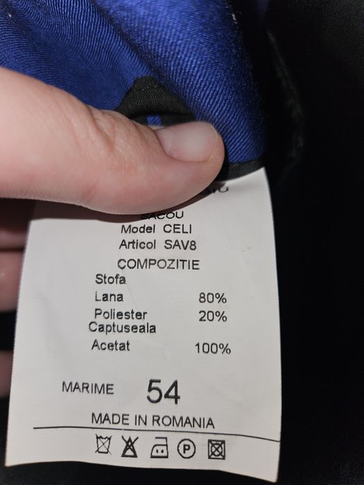 Costum bărbat mărime 54