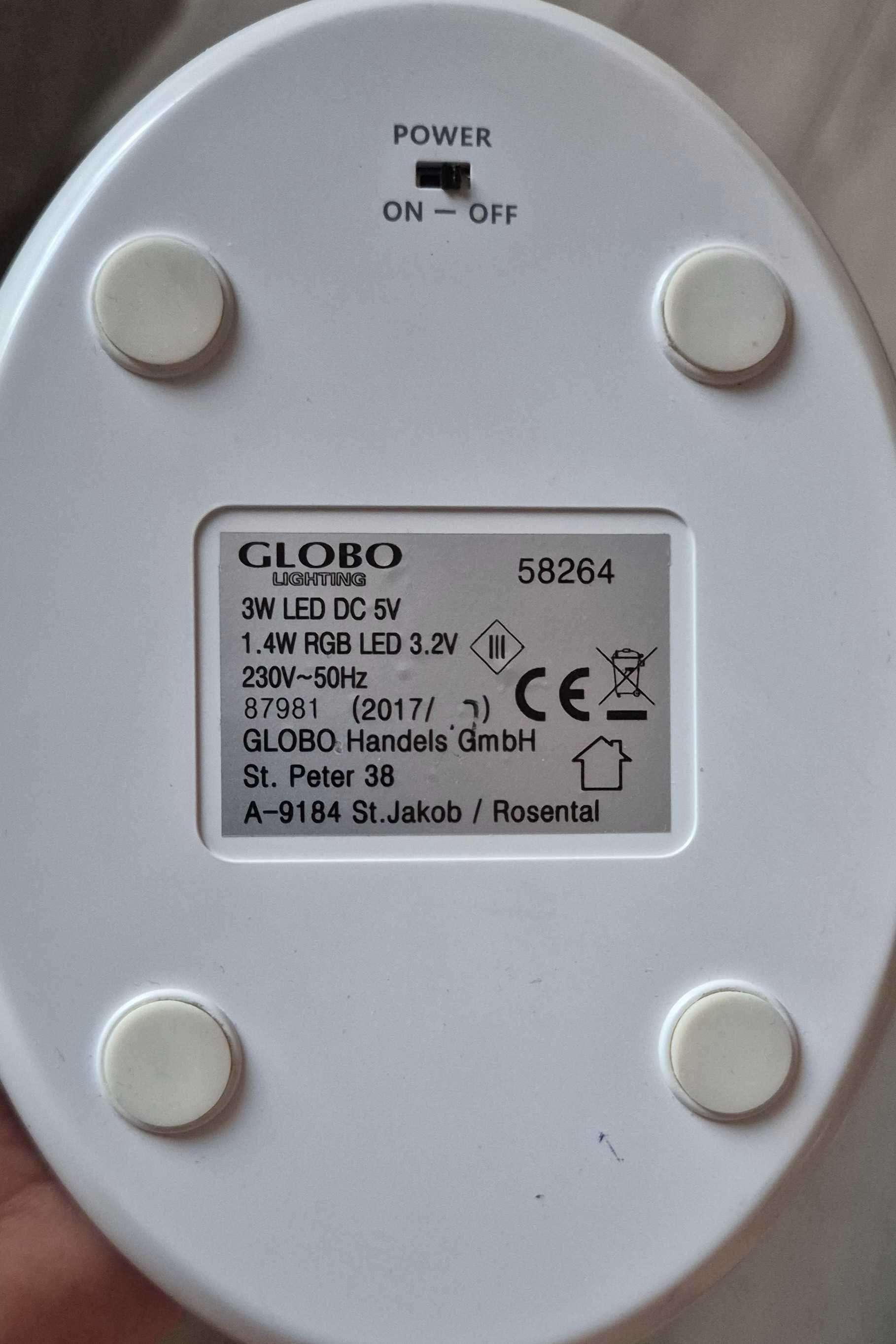 Globo 58264 - LED RGB Димируема настолна лампа LED/3W/5V