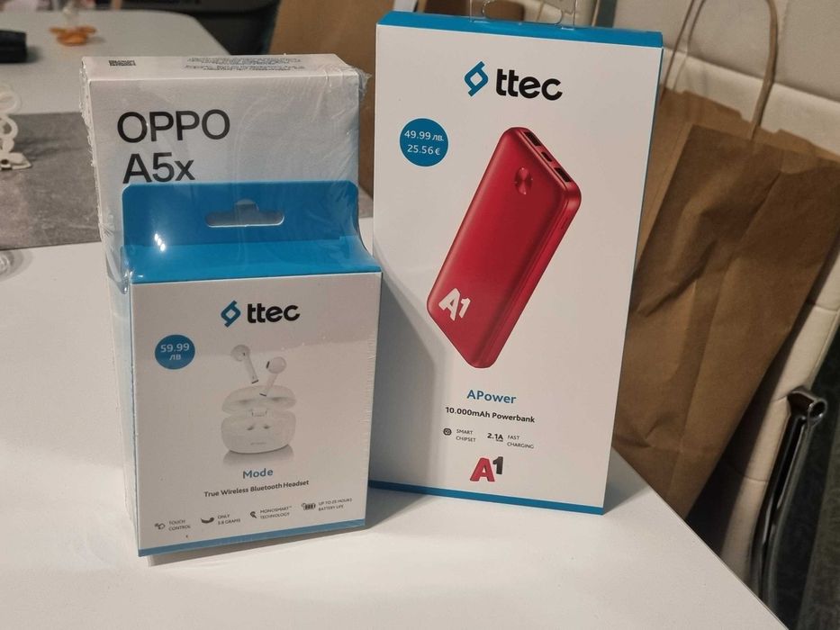 Oppo A5X комплект нов