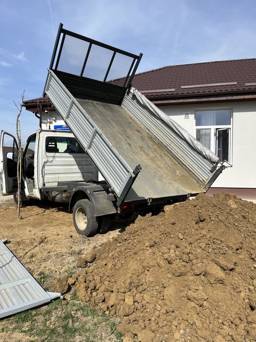 Transport balast, nisip, piatra, pietris, sorturi, moloz