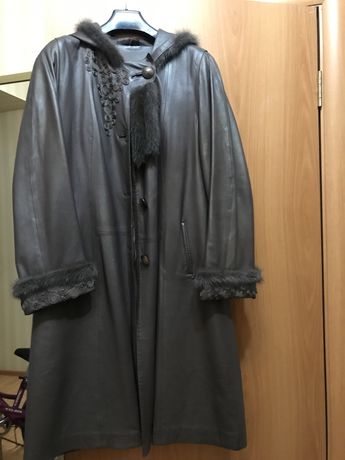 Куртка женская  плащ кожа 50-54 р