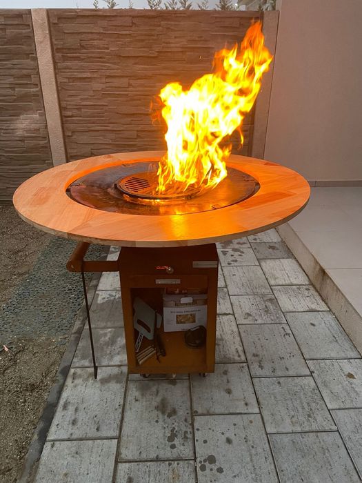 Grătar GrillMaster Pro Max GM2 – plită 75cm, aproape nou, cu accesorii