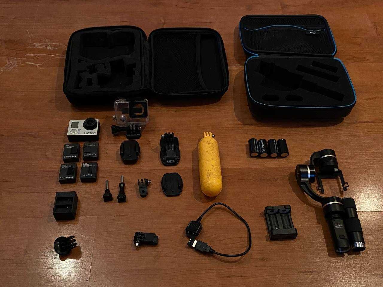 GoPro Black Edition + Fuji tech g4s