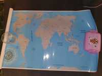 Скреч карта на света