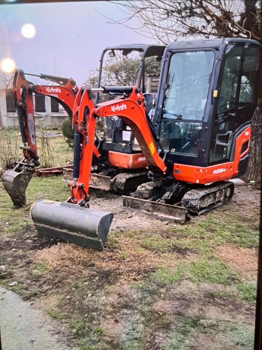 Realizez lucrări miniexcavator