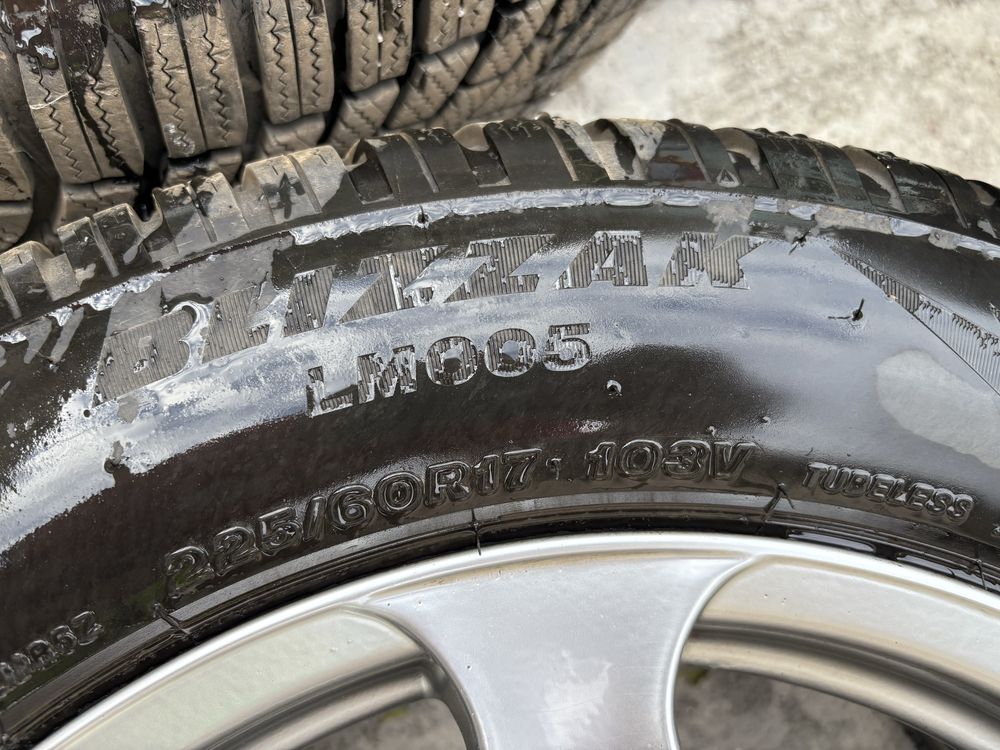 4бр Джанти AEZ + Bridgestone Blizzak LM005 225/60/17 103V