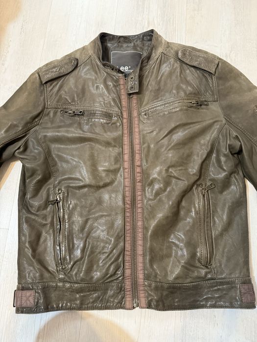 Оригинално мъжко кожено яке Lee