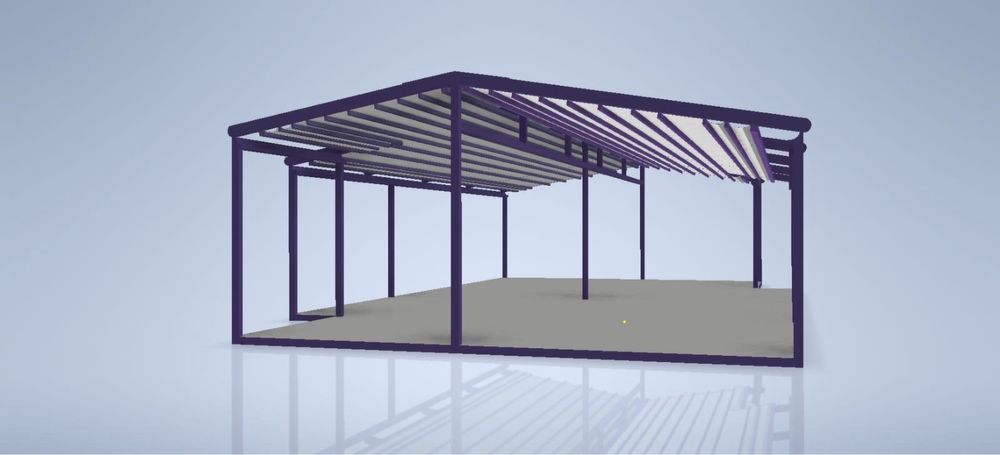 Моделна алуминиева пергола с плъзгащи стъклени витрини 75кв.м.