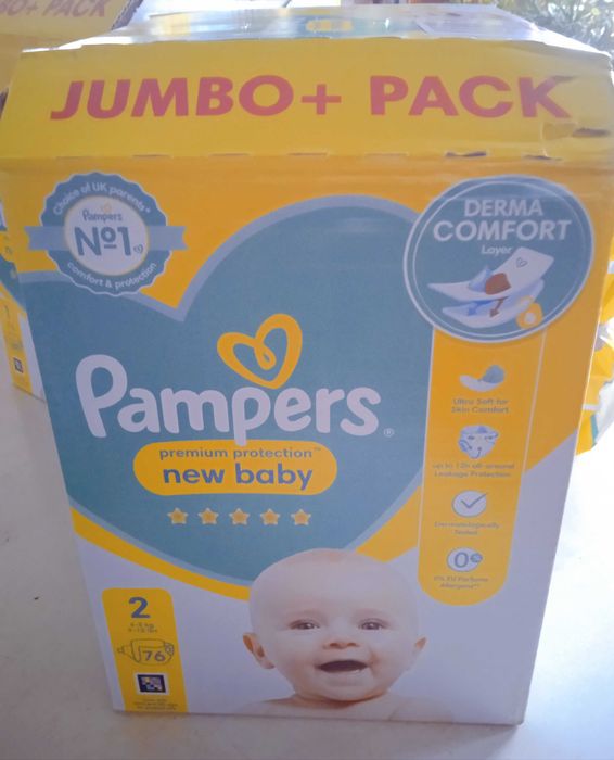 Памперси Pampers, внос от Англия