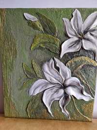 tablou relief crini 60x70 cm