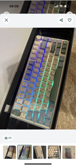 Клавиатура AULA F75, с RGB подсветкой
