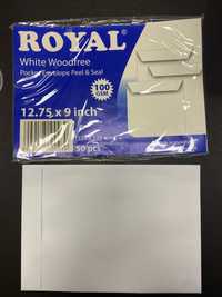 Продам конверты А4 новые, белые, Royal по 20 тенге, плотность 100 GSM