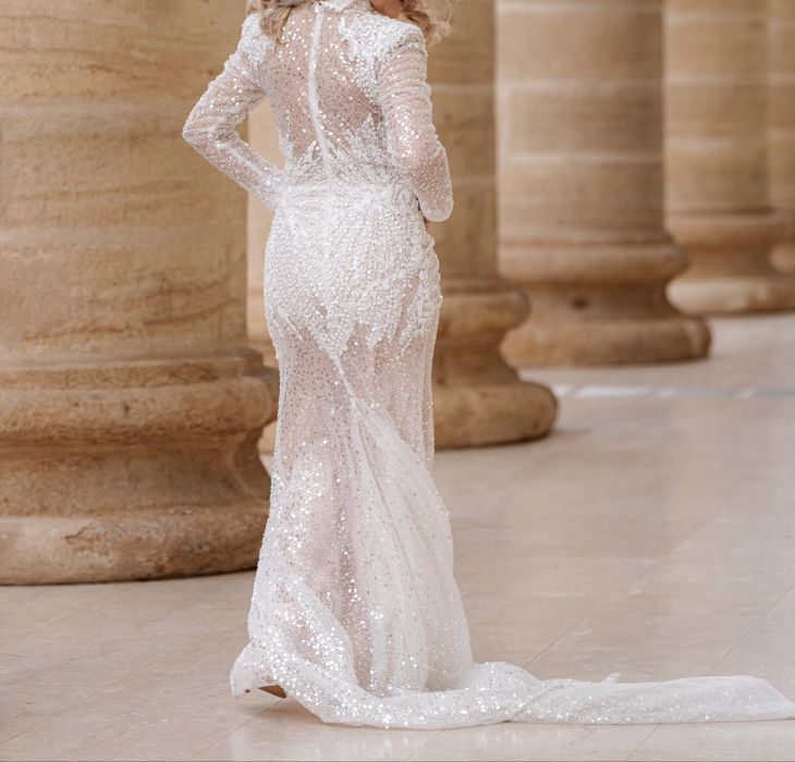 Rochie mireasa , brand premium Milla Nova, model Irina cusut manual S