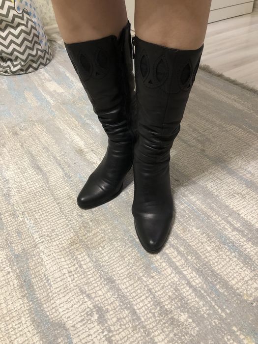 5000 т. Продам  зимние сапоги натуральная кожа женские 7000