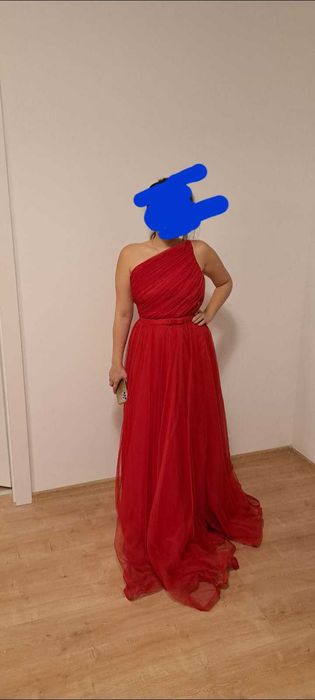 Rochie rosie Ana Radu