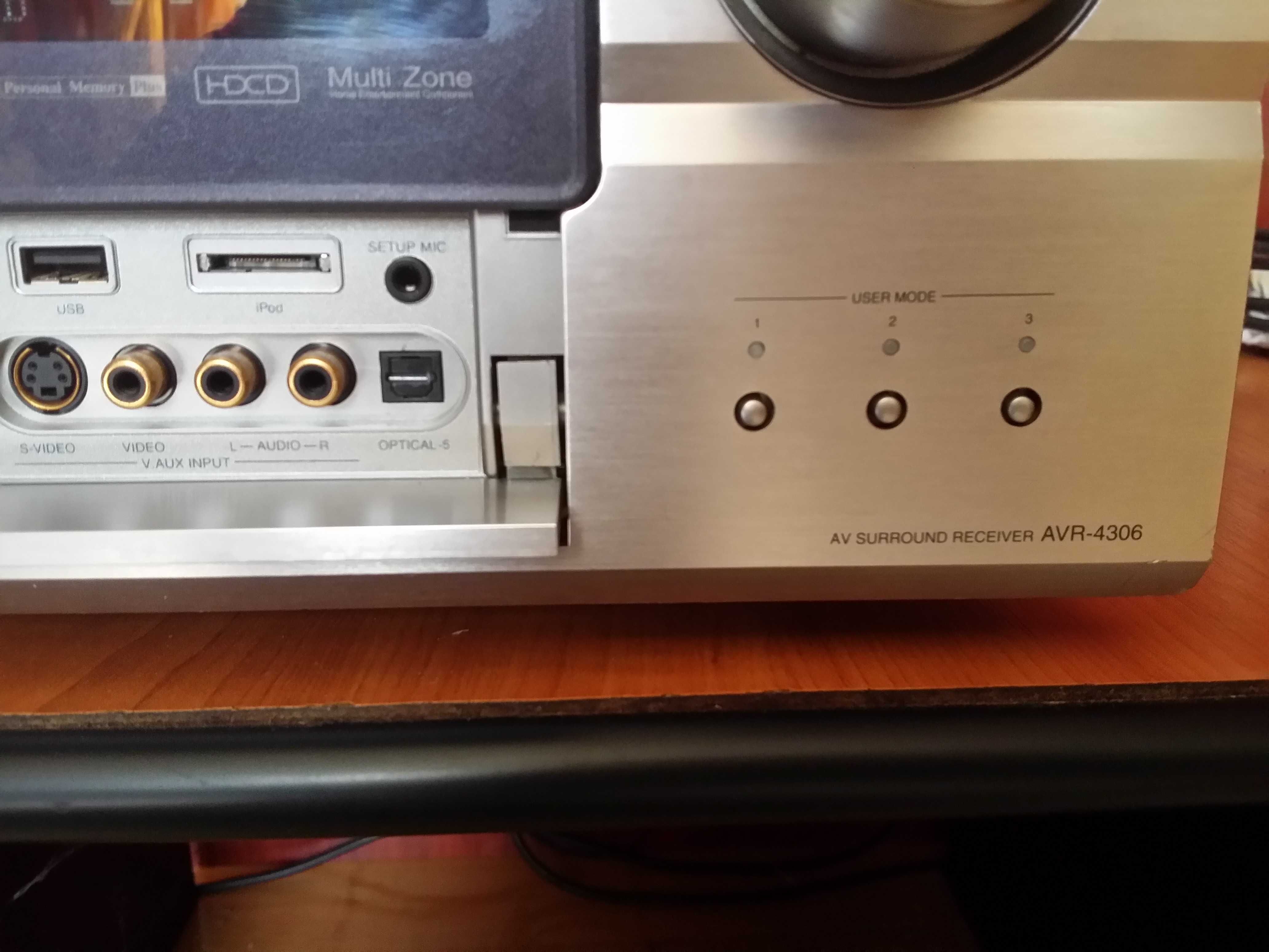 Denon AVR 4306 receiver 7x130w(170W.6 ohm)