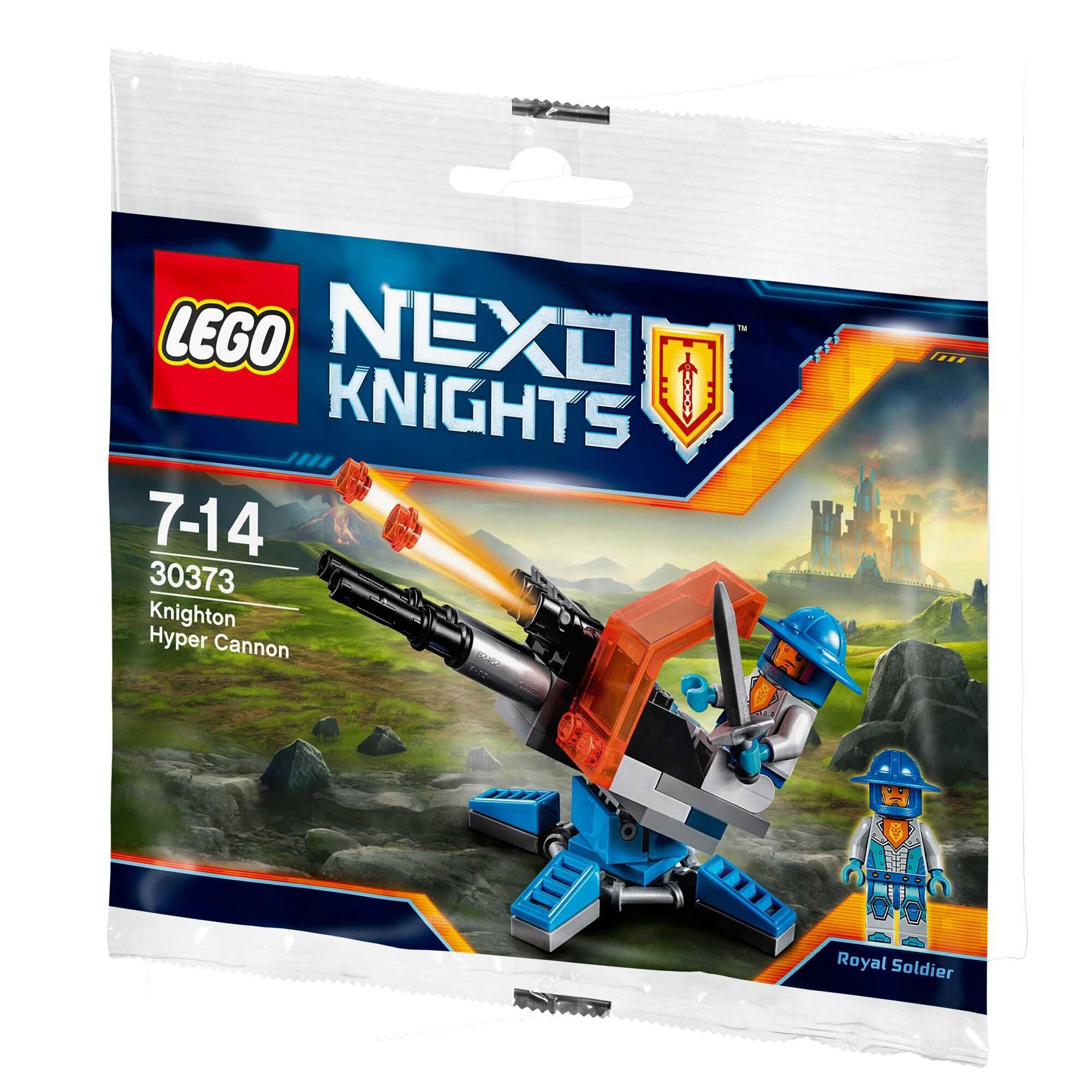 Set LEGO 30373 NEXO KNIGHS Knighton Hyper Cannon 100% complet