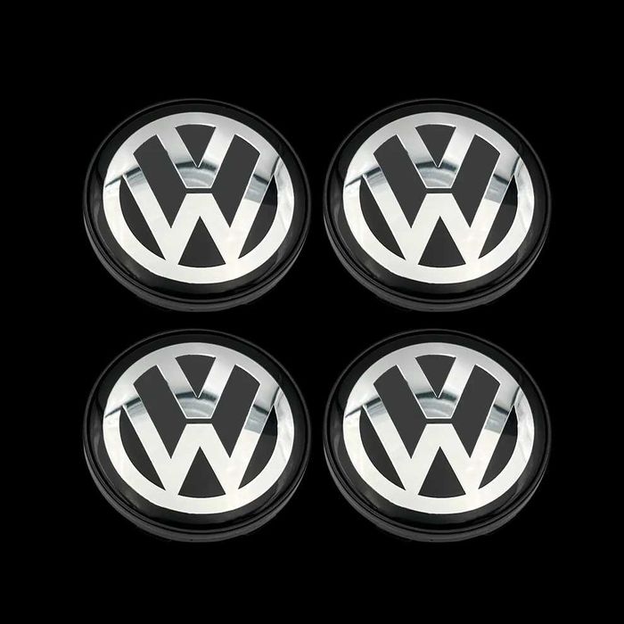 Set 4 Capace VW 60mm din plastic pentru jante aliaj