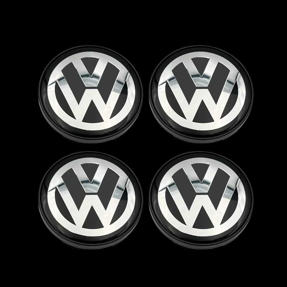 Set 4 Capace VW 60mm din plastic pentru jante aliaj