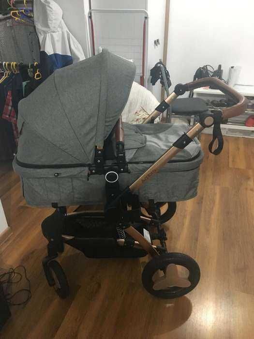 Carucior bebe 3 in 1 Coccolle Ambra Gri