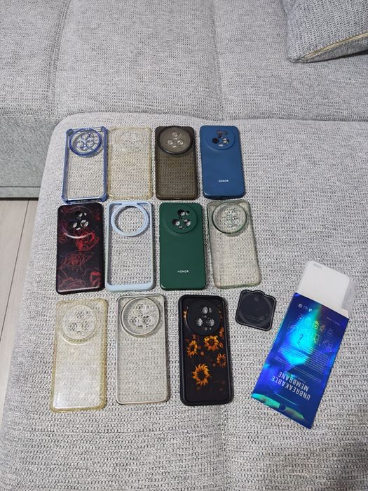 husa telefon + folie protectie + protectie camera honor magic 5 pro
