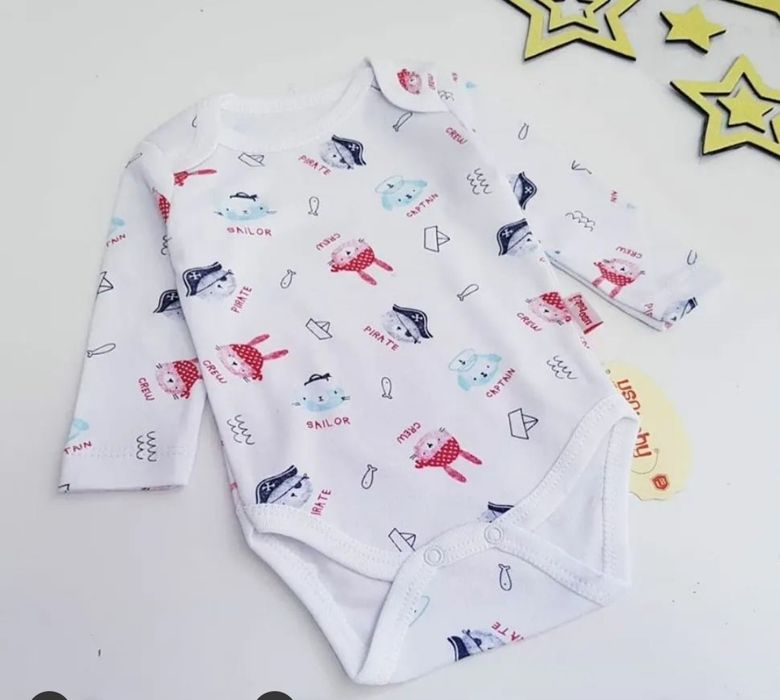 Боди с длинным рукавом