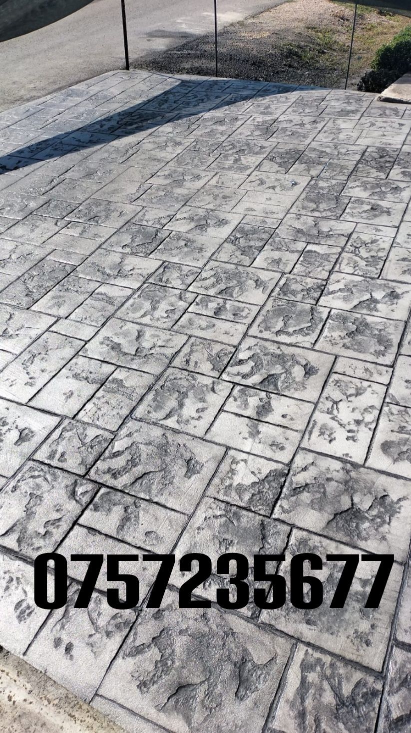 # beton amprentat #